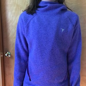 turtleneck pullover sweatshirt